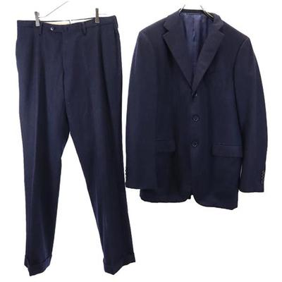 SOVEREIGN UNITED ARROWS Wollanzug Setup 48 Marineblau Herren Gebraucht