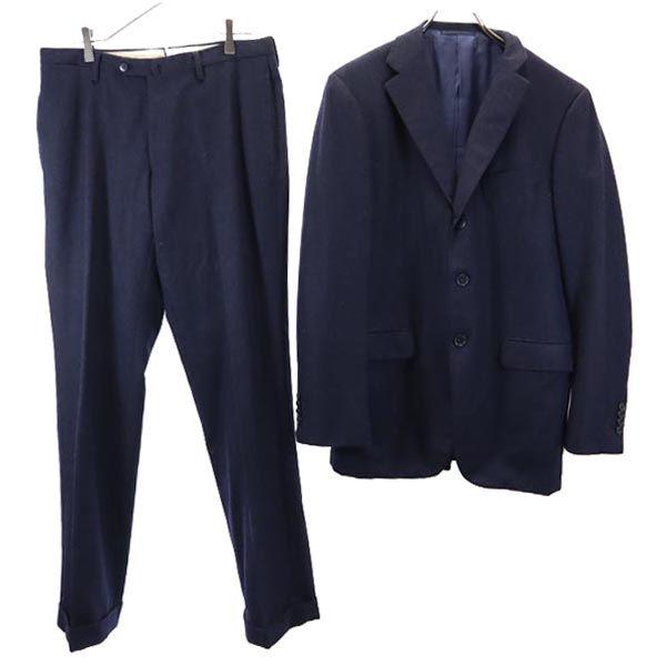 SOVEREIGN UNITED ARROWS Wool Suit Setup 48 Navy Men's Used