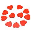 18mm Wooden Heart Chips, 100pc Pack - Colored Wedding & Festival DIY Decorations