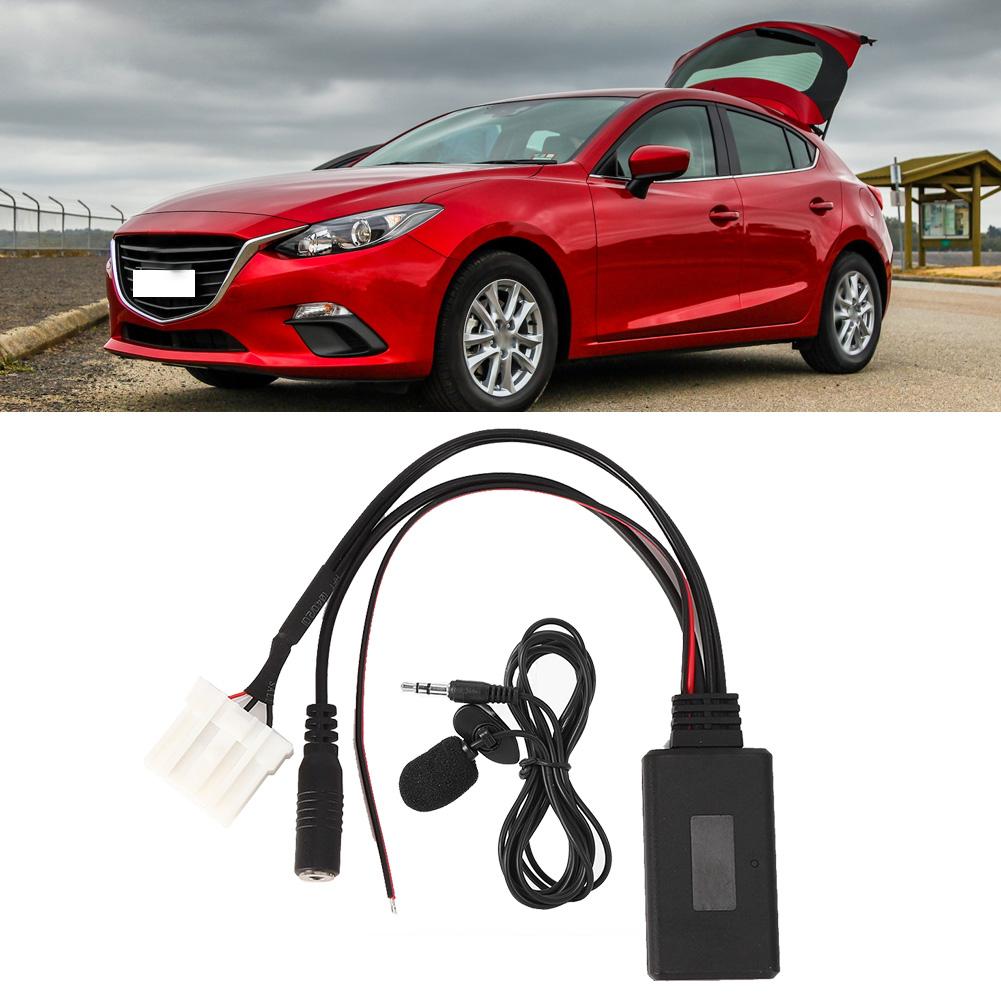 Кабельний адаптер AUXin, автомобільний мікрофон Bluetooth 5.0, підходить для Mazda 2 3 5 6 RX8