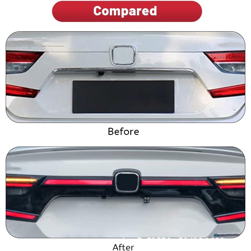 Modifizierte LED-Kofferraum- und Heckbremsleuchte für Honda Accord 10. Generation 2018-2022