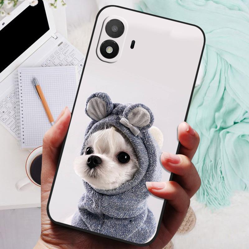 Per Custodia TCL K70 SE NUOVA TPU Silicone Antiurto Copri Telefono Gatto Per TCL K70 SE 4G K70SE Funda Semplicità Stampa ad Olio Morbida Coque