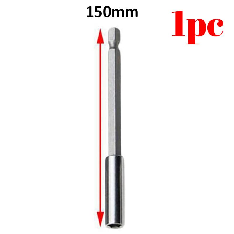 60/75/100/150mm Magnetic Screwdriver Extension Connecting Rod Hexagonal Handle Carbon Steel Screwdriver Joint Holder Power Tools
