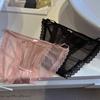 Transparent Lace Panties Low Waist Lace Thin Underwear Breathable Mesh Briefs  Lady