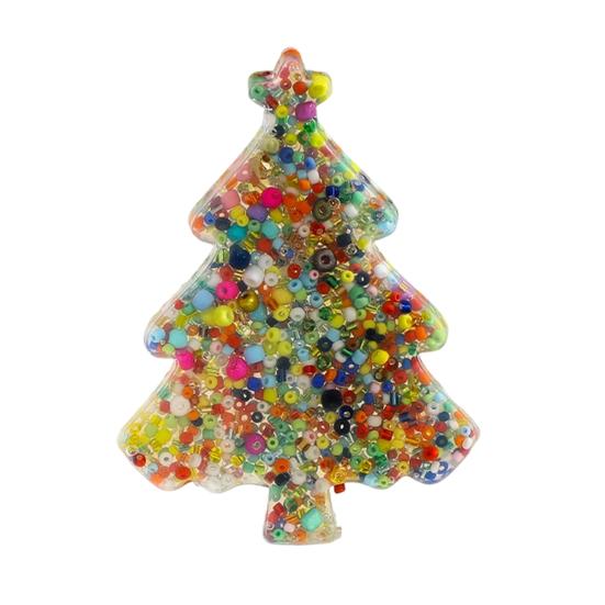 Handheld Fidget Toy Christmas Skin Picking Toy, Silicone Picky Pad for Dermatillomania Stress Relief Sensory Tools & Pickers, Portable Toys