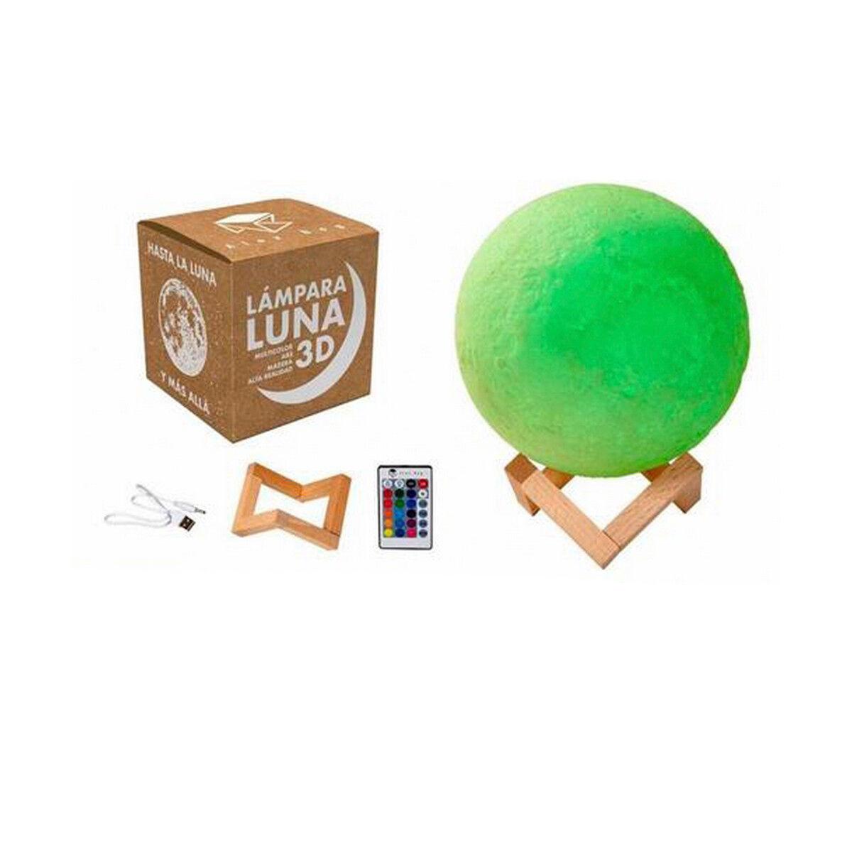 

Настольная лампа Roymart Multicolor 3D Moon Ø 22 см