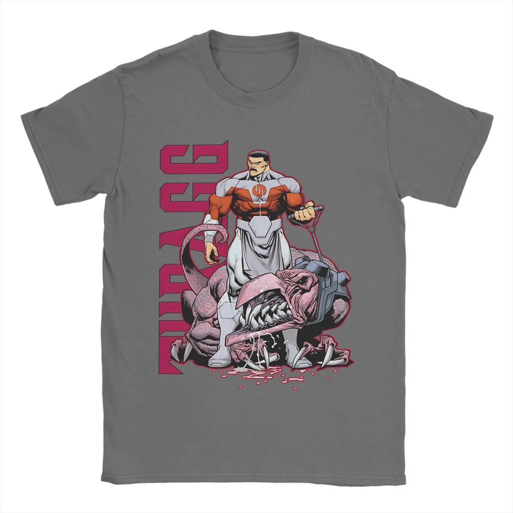 Unisex Invincible Comic TShirts Cotton Top Tees Summer Classic ShortSleeved T Shirt O Neck Hip Hop Print Tshirt