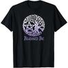 Wiccan And Pagan T Shirt Tree Of Life Pentacle Blessed Be Vintage Comfortable Graphic Soft Unisex Top For Everyday Wear