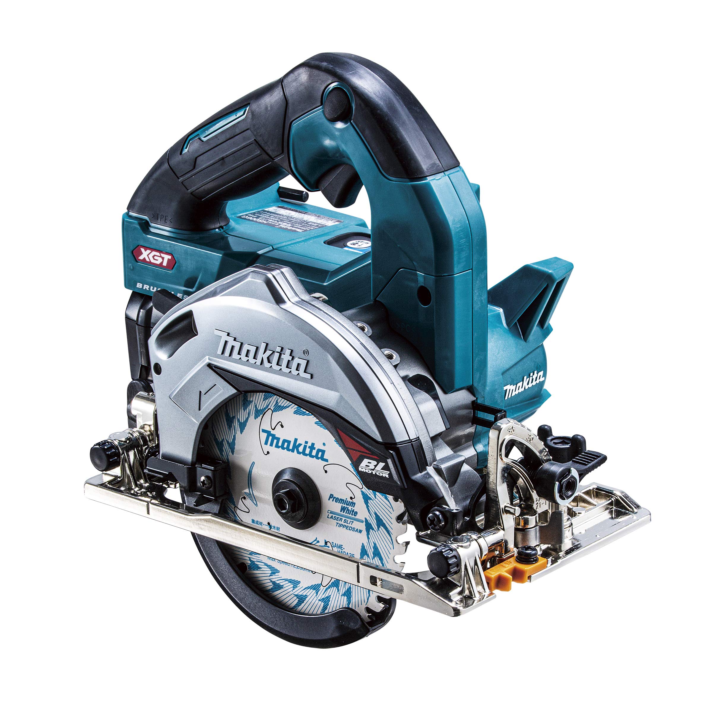 

Акумуляторна циркулярна пила Makita 40Vmax 125 мм, 2 футляри в комплекті HS006GRDX (синій) Акумулятори 2,5 Аг, зарядний пристрій, синій