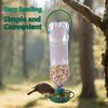 2/1Pcs Outdoor Bird Feeder Automatic Hanging Plastic Feed Bowl For Parrot Pigeon Pet Indoor Bottle Mouth Docking Feeding Suppli