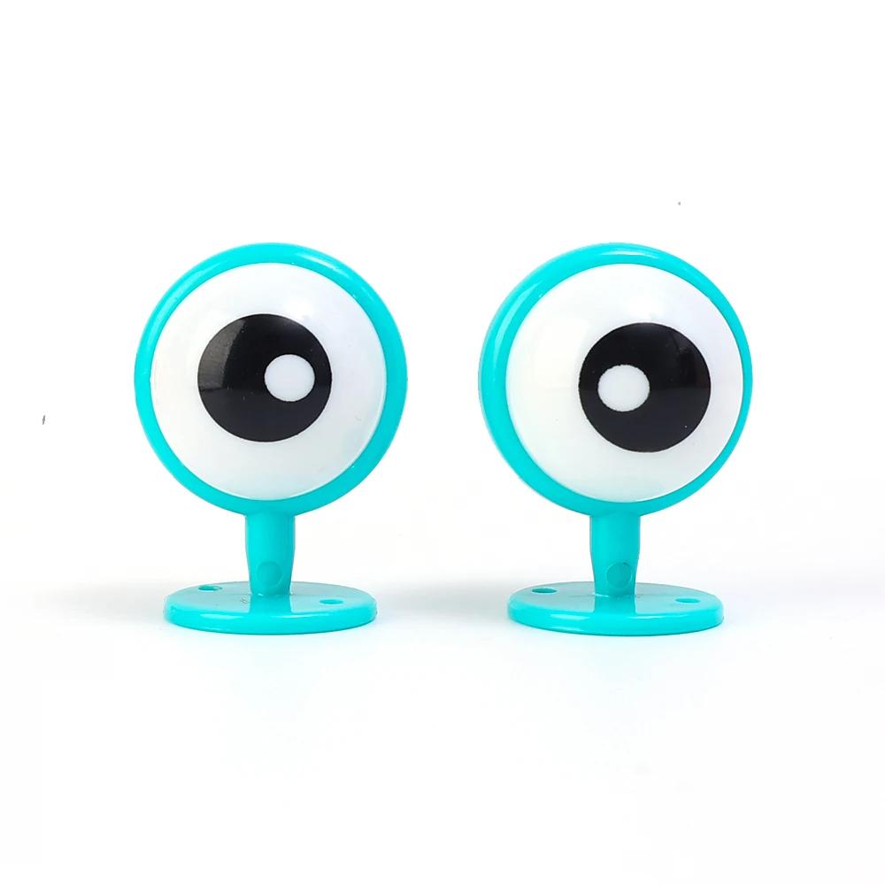 2pcs Cute Cartoon Eyes Styling Helmet Decor Personalized Helmet Stickers Motorcycles Bike Riding Helmet Decoration Accessories