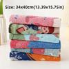 34x40cm Large Hand Towel Cartoon Quick Dry Pure Cotton Dish Cloth Decorative 4 Layer Cotton Gauze Handkerchief Towel
