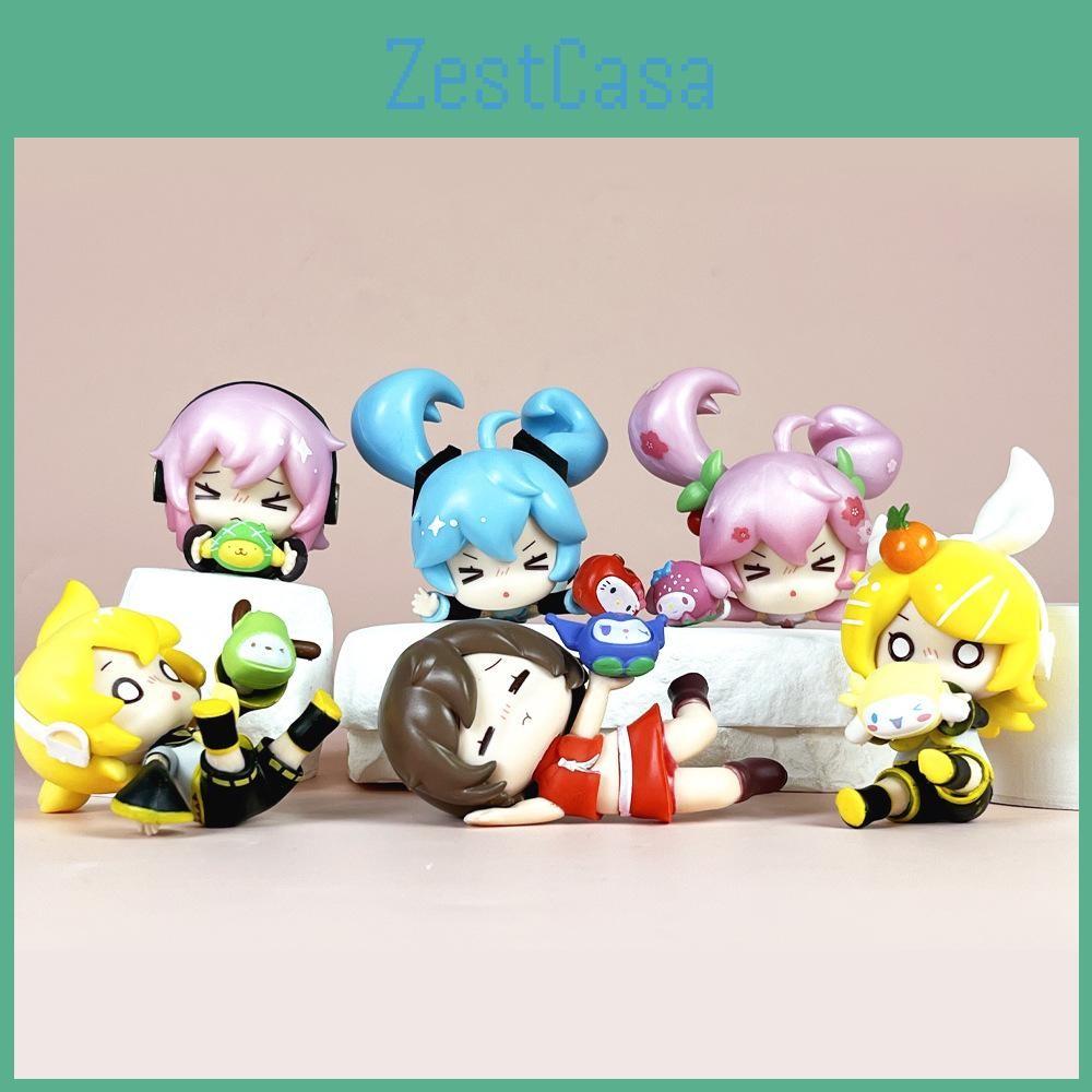Miku Pvc Hatsune Models Toy With Falling Design For Otaku And Gifts Kids