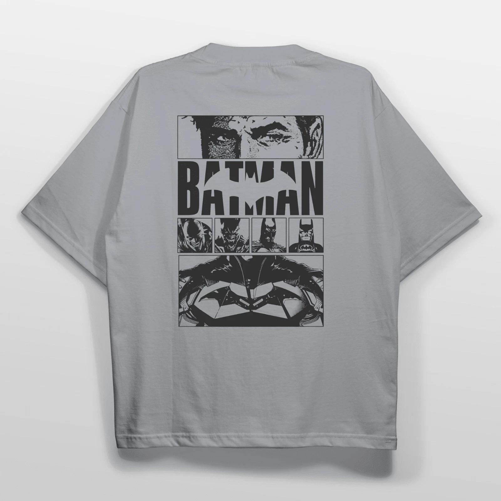 Batman Oversized T-Shirt | DC Comics Graphic Tee, Streetwear Unisex Cotton 4XL