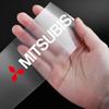 Car Threshold Protector Transparent Decorative Badge Sticker For Mitsubishi Asx Lancer Outlander Pajero Ralliart Car Accessories