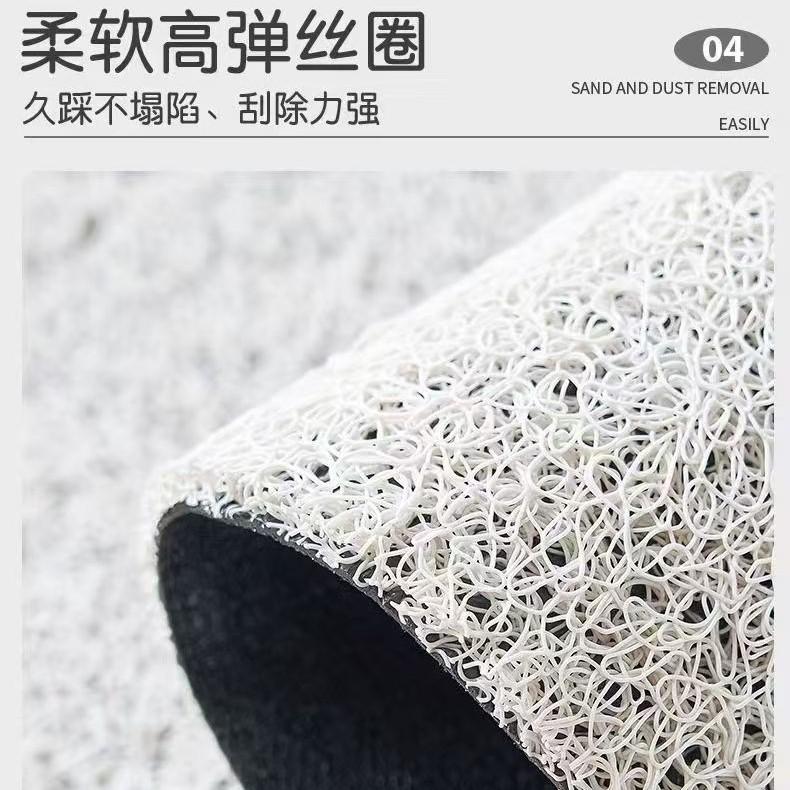Door Floor Mat Entering The Door New Year'S Dirt-Resistant And Non-Slip Silk Ring Foot Mat Can Be Cut Red Festive Carpet