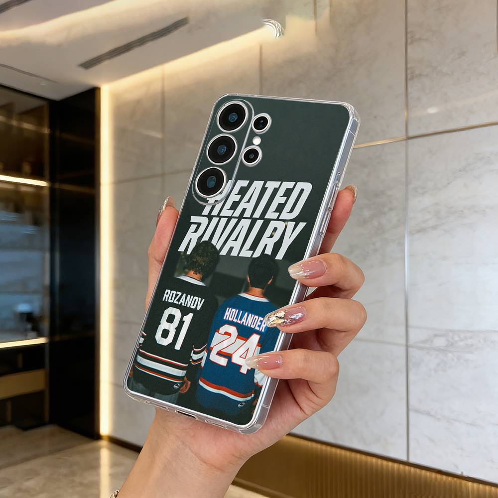 Heated Rivalry-Shane Hollander-Ilya Rozanov Phone Case For Samsung S25,S24,S21,S22,S23,S30,Ultra,S20,Plus,Fe Transparent Cover
