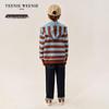 Teenie Weenie Kids Striped Bear Zipper Hoodie