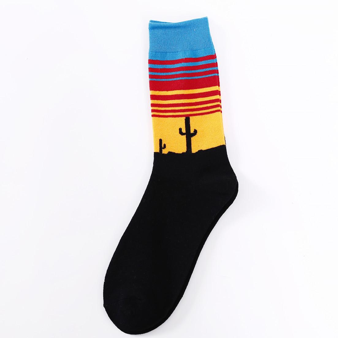 Модные носки, Новое поступление, женские носки, повседневные красочные брендовые хлопковые носки, женские носки One size