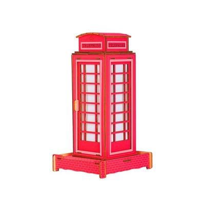 Uduble İngiliz telefon kulübesi stereoskopik yapboz kore 3d yapboz