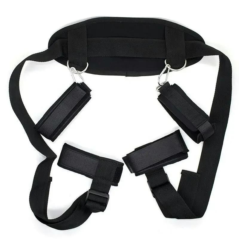 Couple  Restraints Harness Open Legs Spreader Sexy Toys for Lovers Binding Straps Sex Flirting Tied Legs Adult Accessories