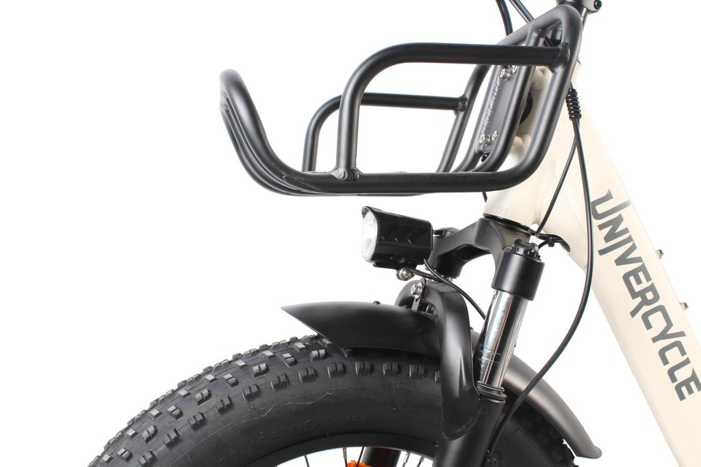 UNIVERCYCLE B5 All-Terrain Folding Electric Bike 20 Inch Fat Tires 48V12.5Ah Battery 60KM/H Load 350W Motor Urban Commuting Adult E-Bike With TowSeat