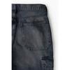 H M Baggy Cargo Jeans Dark Blue