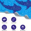 Wal Strandtuch Leicht Weich Schnelltrocknend Handtuch zum Schwimmen Geeignet für Strand Schwimmen Outdoor Camping Reisen Ideales Wesentliches