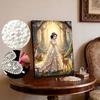 Disney Snow White Pearl Canvas Decor Set - 5D Artificial Pearl Jigsaw Puzzle Embroidered Home Decorative Handmade Gift