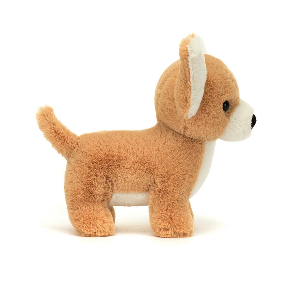 JELLYCAT Dog Series Isabel Chihuahua Orange Fun Animal Doll Plush Doll Sitting 17cm Height