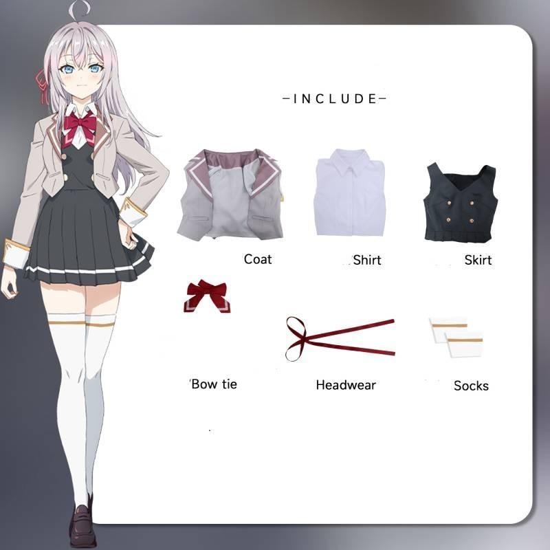 Adorable Elly Classmate Cosplay Outfit With Accessories Cute Fresh Style
