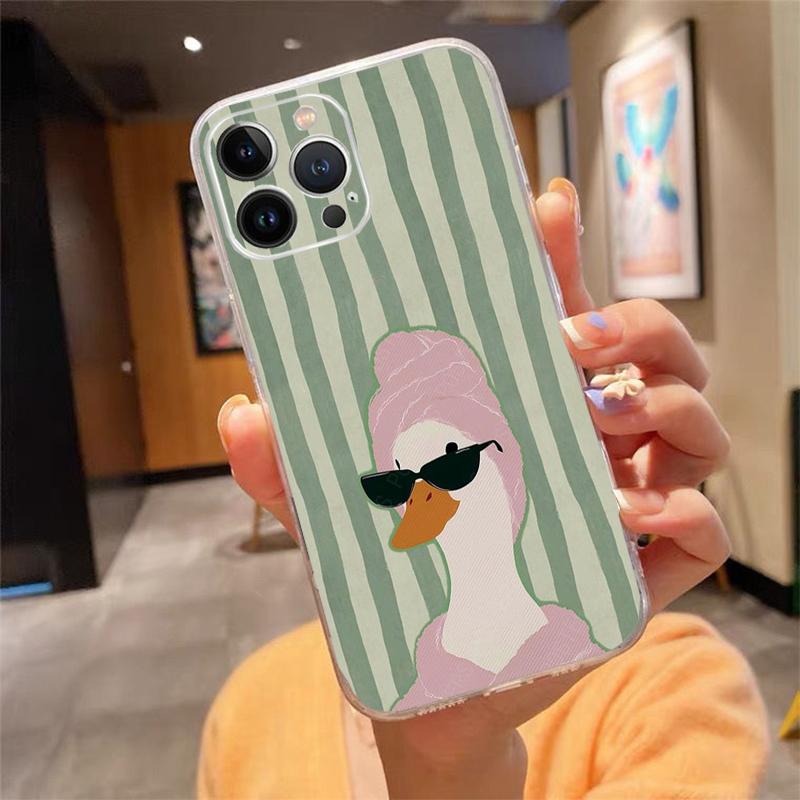 

Phone Case For iphone 17ProMax 17 Pro Air 16 15 14 13 Pro Max 16 15 14 13 Pro 15Plus Goose Game Duck iPhone 17