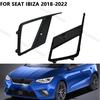 Car Fog Light Cover For Seat Ibiza 2018-2021 2022 Front Bumper Fog Lamp Frame Grille Trim Accessories 6F0853665A 6F0853666A