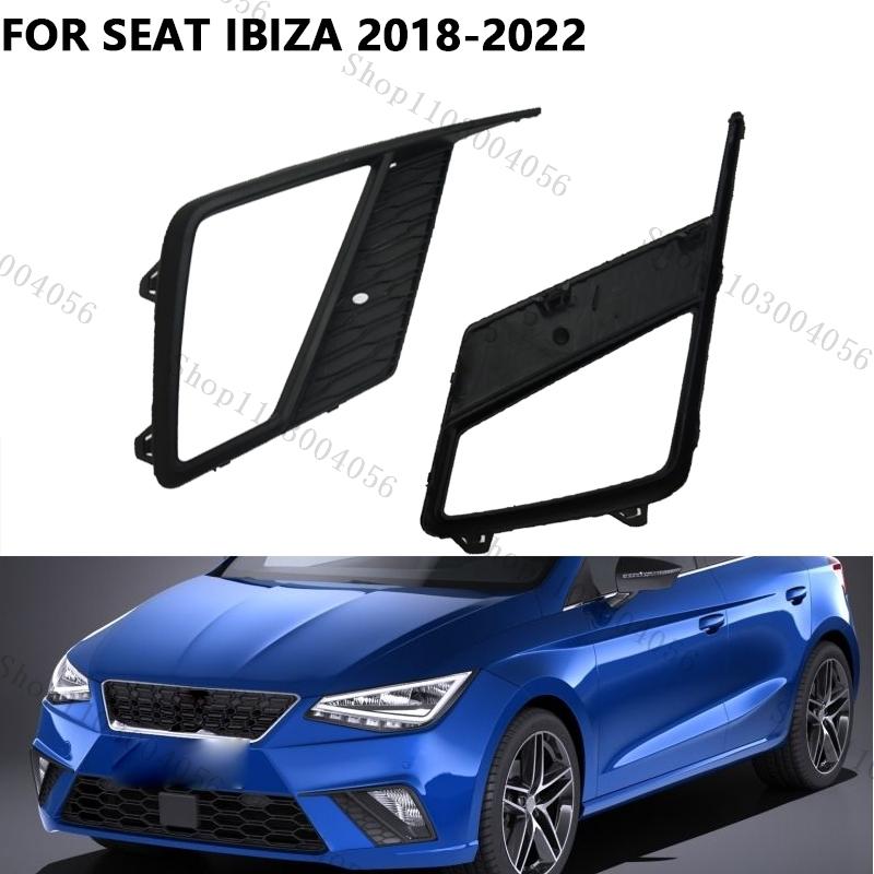 Auto-Nebelscheinwerferabdeckung Für Seat Ibiza 2018-2021 2022 Frontstoßstange Nebelscheinwerfer Rahmen Gitter Zierleiste Zubehör 6F0853665A 6F0853666A