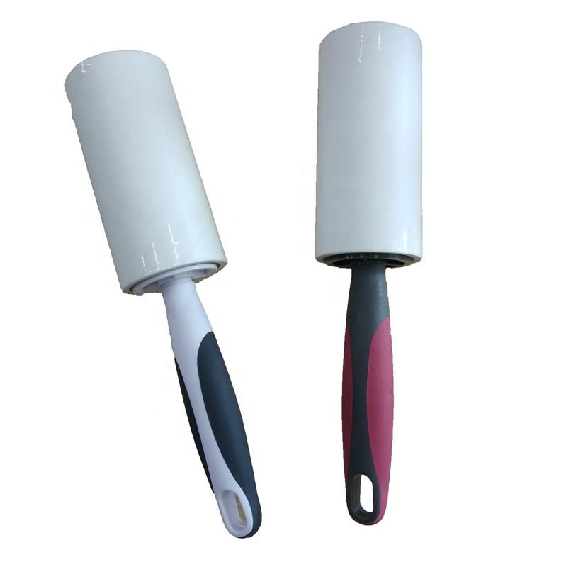 Plastic Handle Sticky Rollers with Dust Cover Lint Roller Remover Cleaner Pet Dog Cat Hair Remover