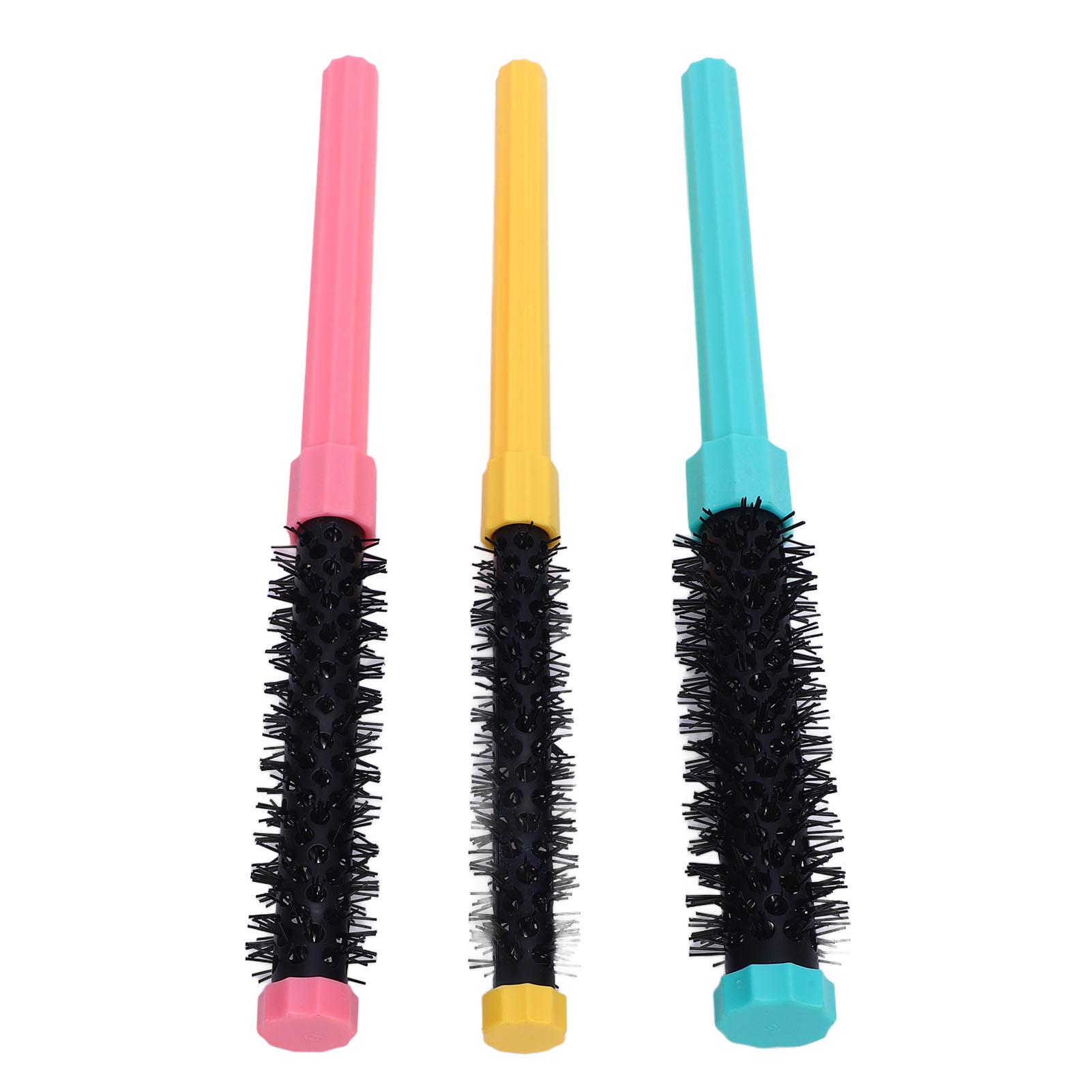 

Набор из 3 шт., круглая щетка для волос, портативная многофункциональная спиральная маленькая расческа для волос для дома и путешествий