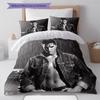 Elvis Presley Pattern Bedding,Quilt Set Quilt Cover Pillowcase Home Birthday Gift (1 * duvet cover + 2 * pillowcase, without core)