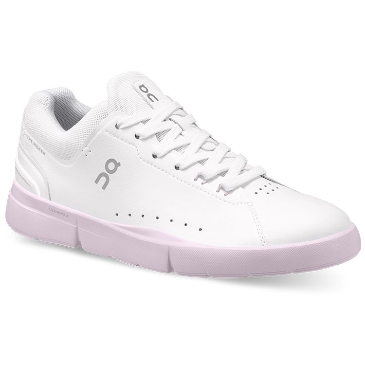On Federer X  The Roger Advantage Lightweight Sports Casual Slip-Resistant Durable Lightweight Low-Top Sneakers Women Sneakers White Pink 48.98959