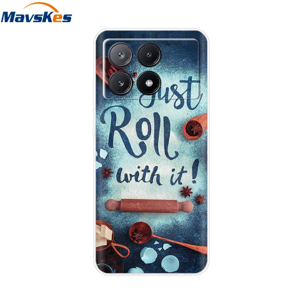 Poco X6 Pro Case Soft Clear Silicone Phone Case For Xiaomi Pocox6 Poco X6  X 6 Pro X6Pro 5G Shockproof Shell Mask Bag Back Cover