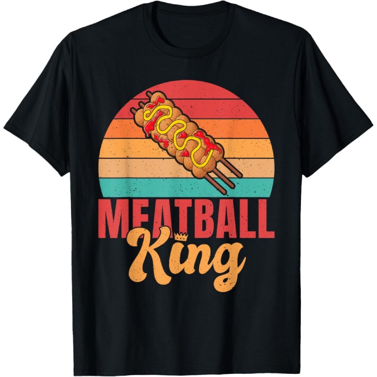 

Meatball King Meatballs T-Shirt XXXXXL чорний