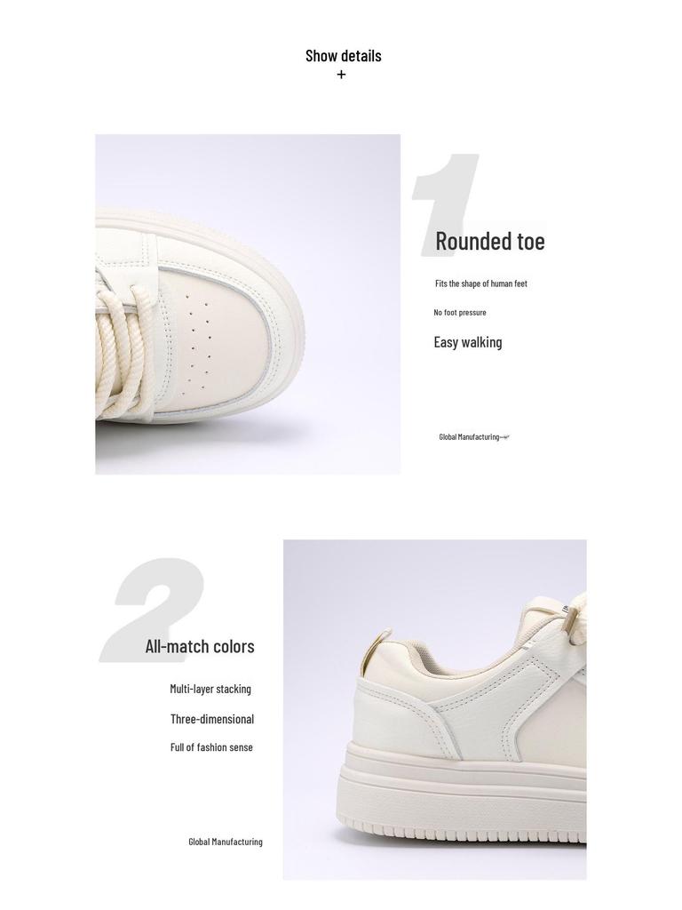 Men's Thick-Soled Height-Boost Sneakers - Trendy Retro Black Low-Top Sports Casual Shoes (ZHQ-ZL8963)