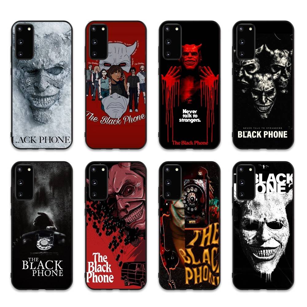 Horror Movie The B-Black P-Phone Phone Case For Samsung S 24 Fe 25 Ultra Plus 20 Lite 21 30 22 23 24 22 Ultra 5G Fundas