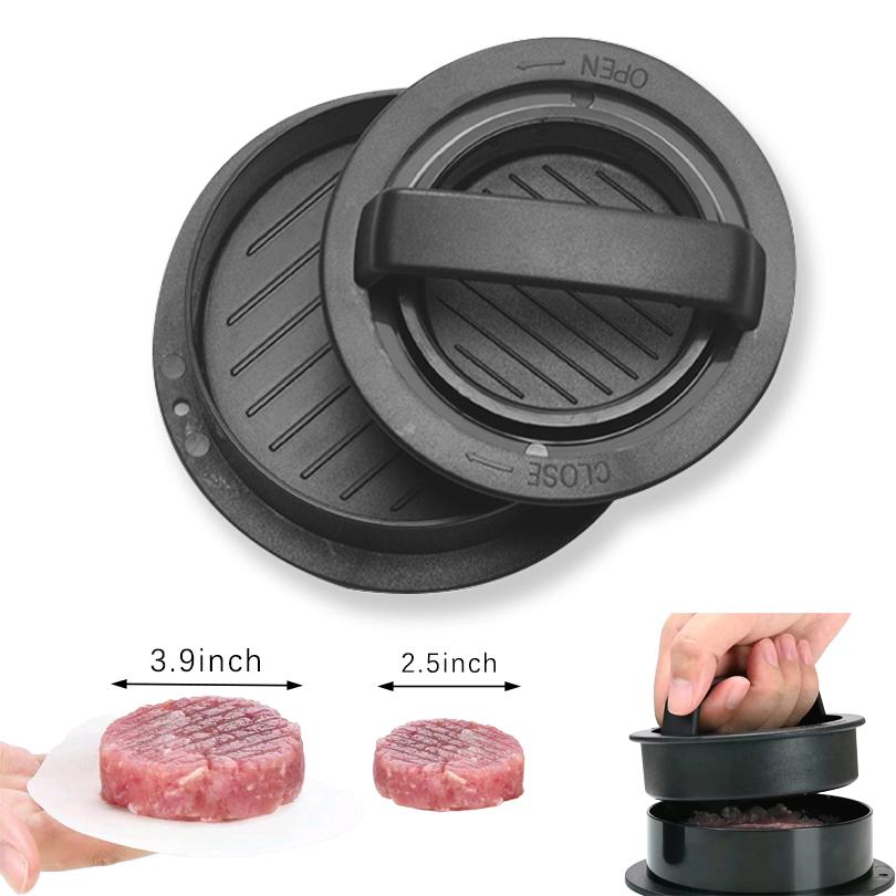 Acciaio inossidabile Smash Burger Press Hamburger Tortini Schiacciacarne Circolare Pressa per carne Stampo per salumi Accessori da cucina