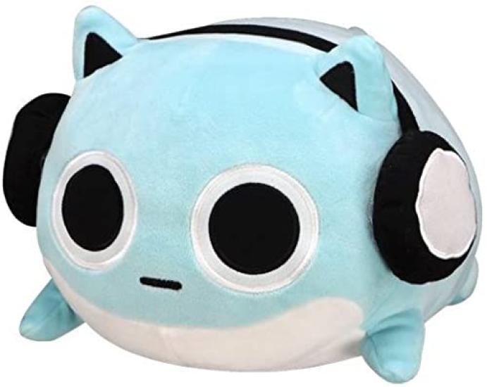 Blue Hamham Lying Down BIG Plush Toy (Serious Face) - Single Item