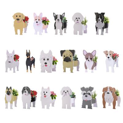 Dog Planter Plant Pots Garden Cute Pet Flower Pots Flowerpot Plant Garden Decorations