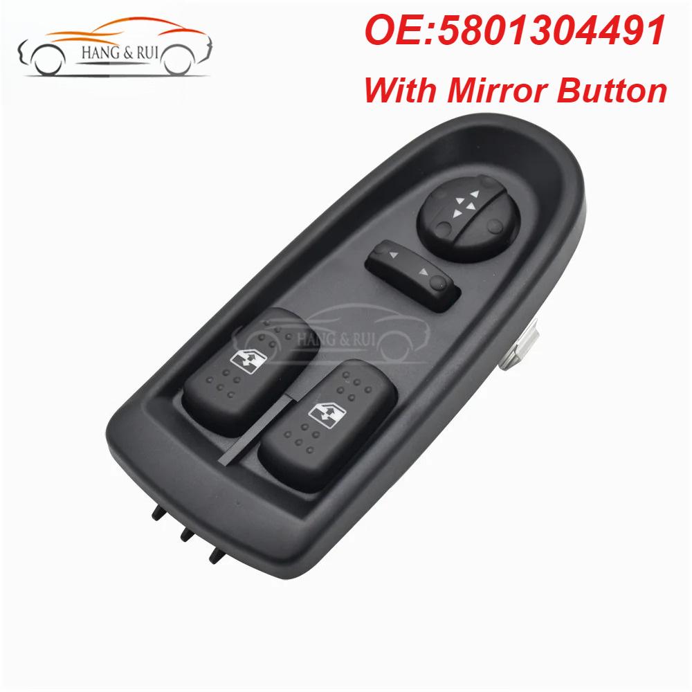 Car Electric Power Window Master Control Switch Lifter Button For Iveco Daily IV 2006-2012 5801304491 5801304490 5801304492 With Mirror Button