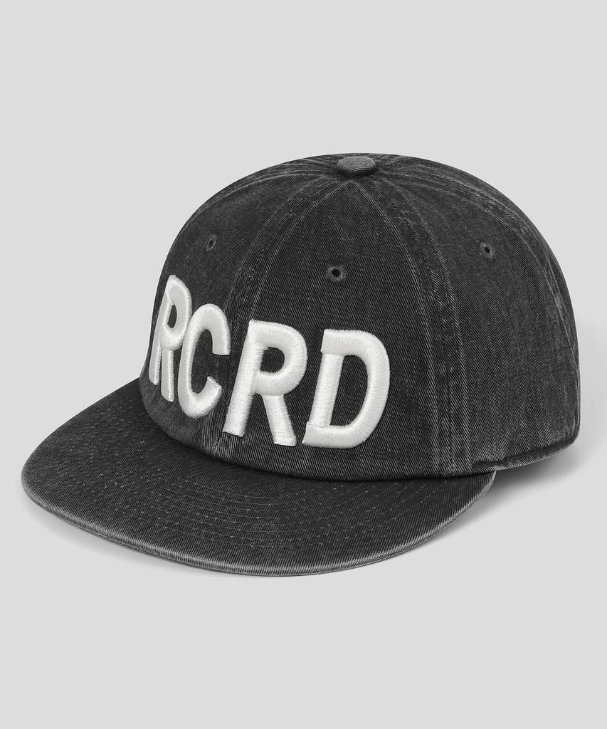 SLOW RECORD HOUSE Vintage Washed Rcrd Cap_Charcoal