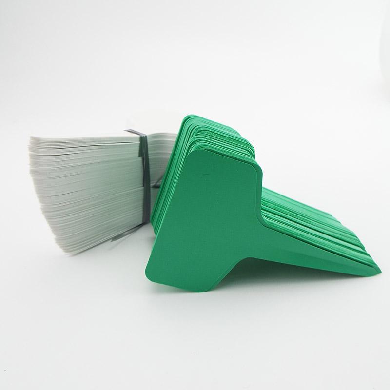 100 buc PVC Etichete T pentru plante cu efect de seră Etichete pentru ghivece de flori Markere din plastic Semn pentru plante ierburi rezistente la apă, instrumente de grădinărit