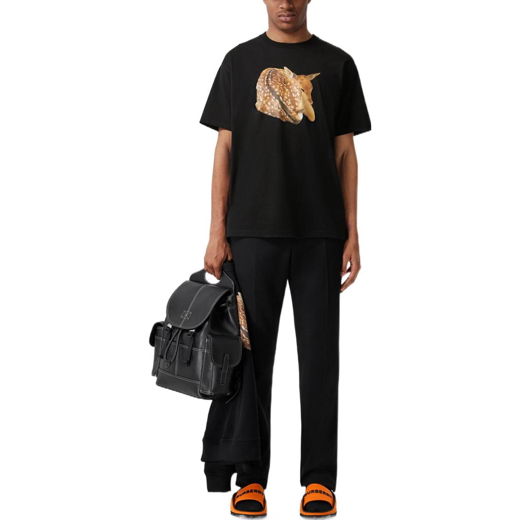 Burberry Printed Crewneck T Shirt 80563111