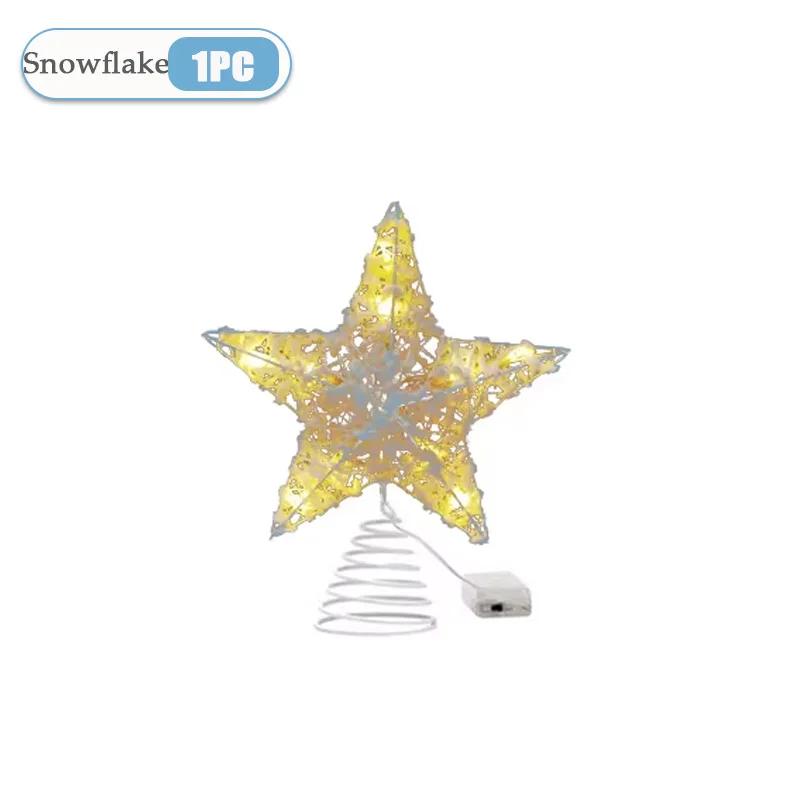

Новое украшение на рождественскую елку LED светящаяся звезда украшение светящееся рождественское украшение рождественская елка елка верхняя звезда украшение